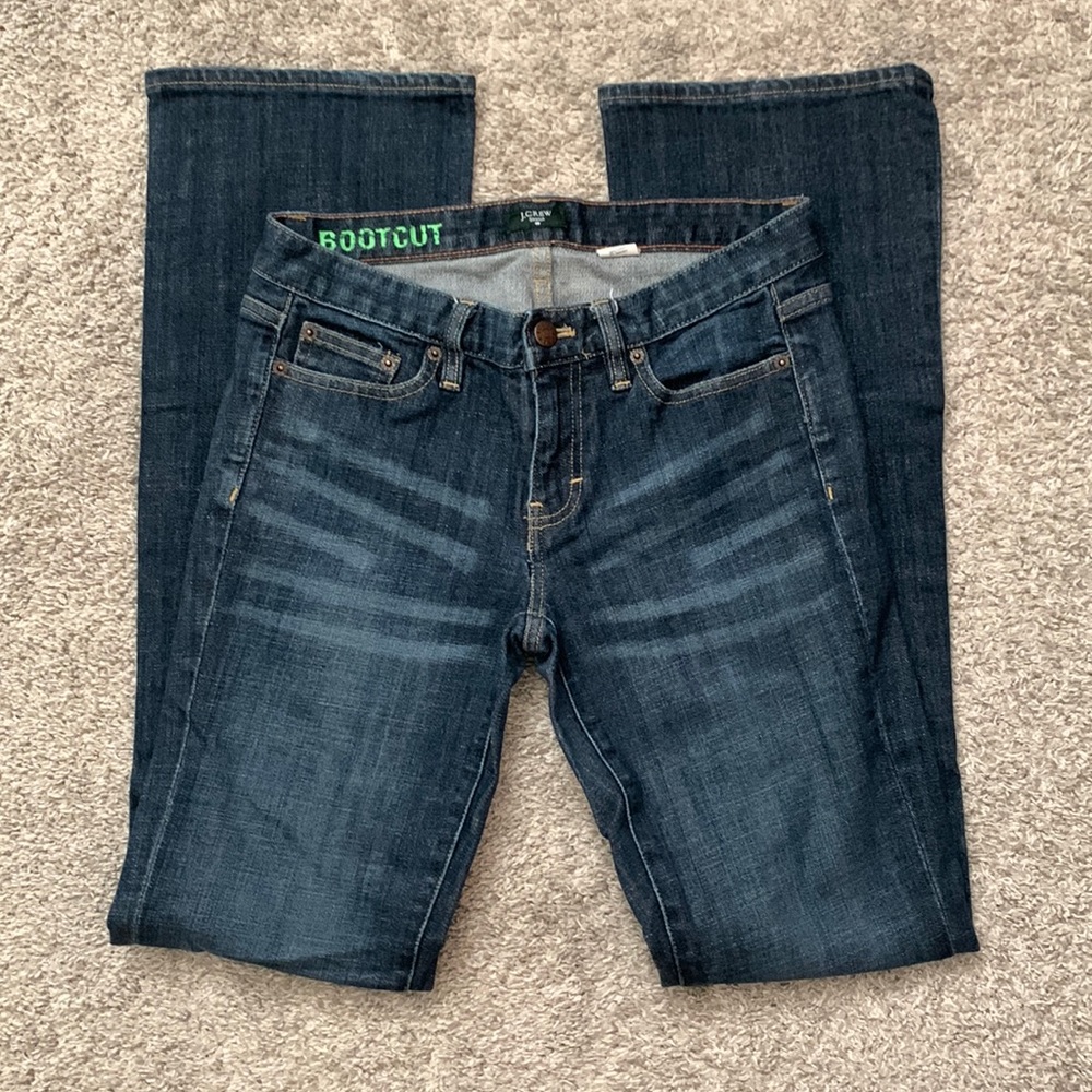 J. Crew Stretch Bootcut Jeans Size 27 Regular